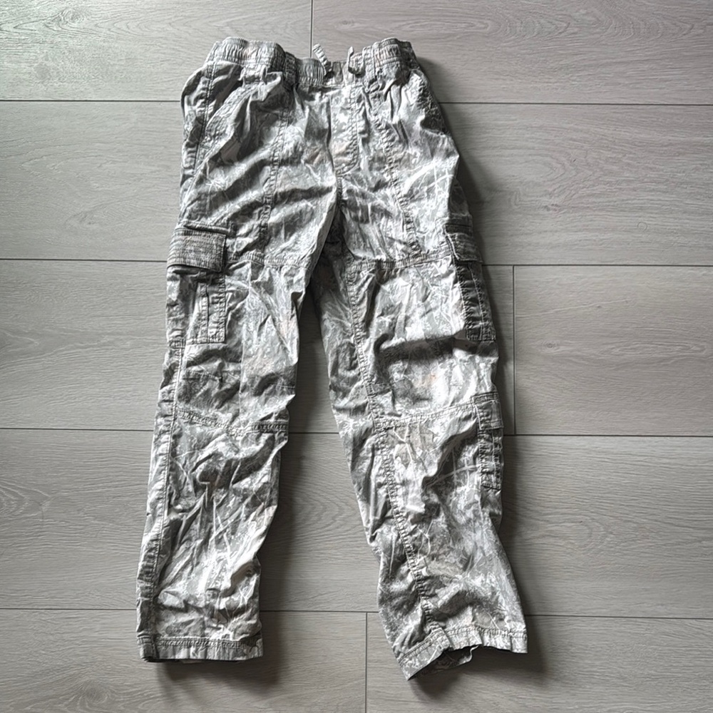 Abercrombie Kids Light Gray Cargo Pants